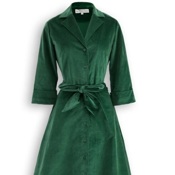 J. Peterman Dresses & Skirts - Statement Velvet 1947 Dress